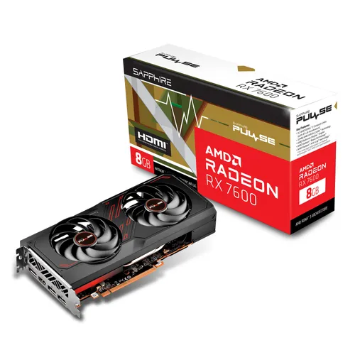 Order now Sapphire PULSE Radeon RX 7600 GAMING 8GB in USA